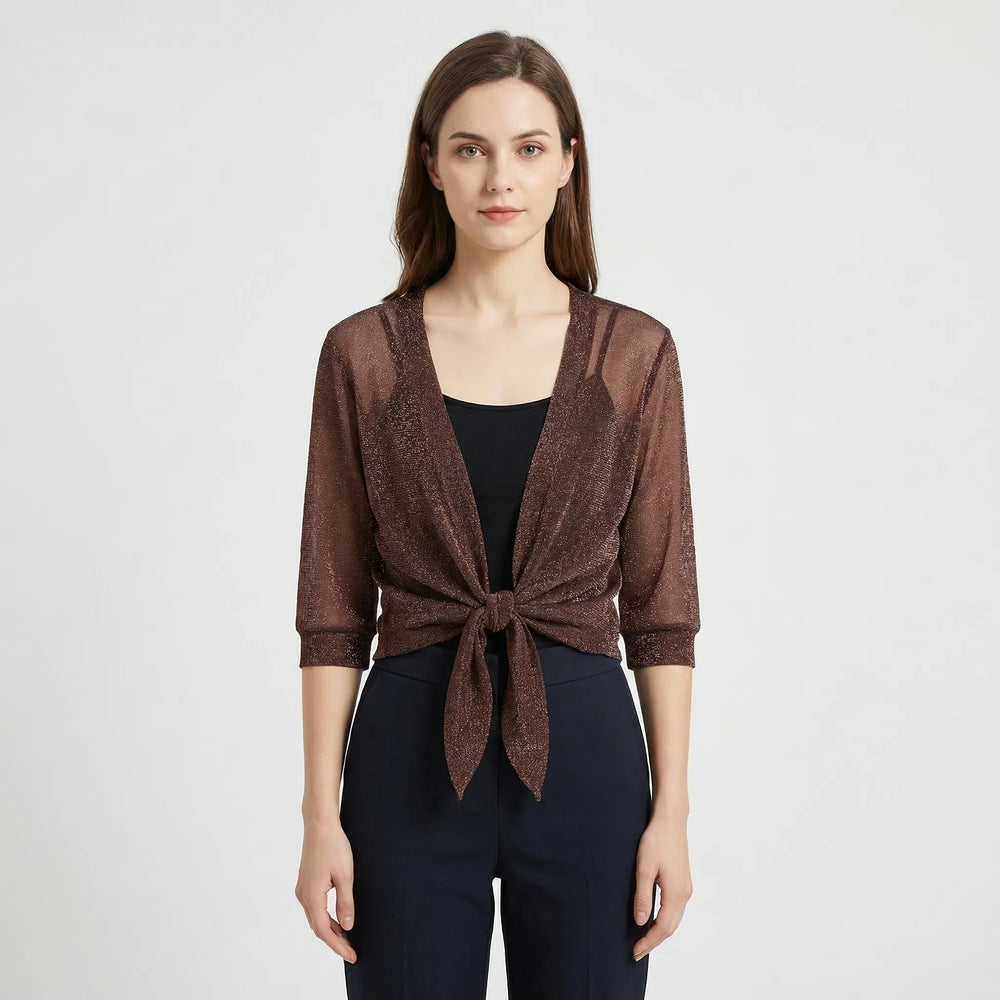 Lightweight Sparkly Shrug Cardigan – Kristi