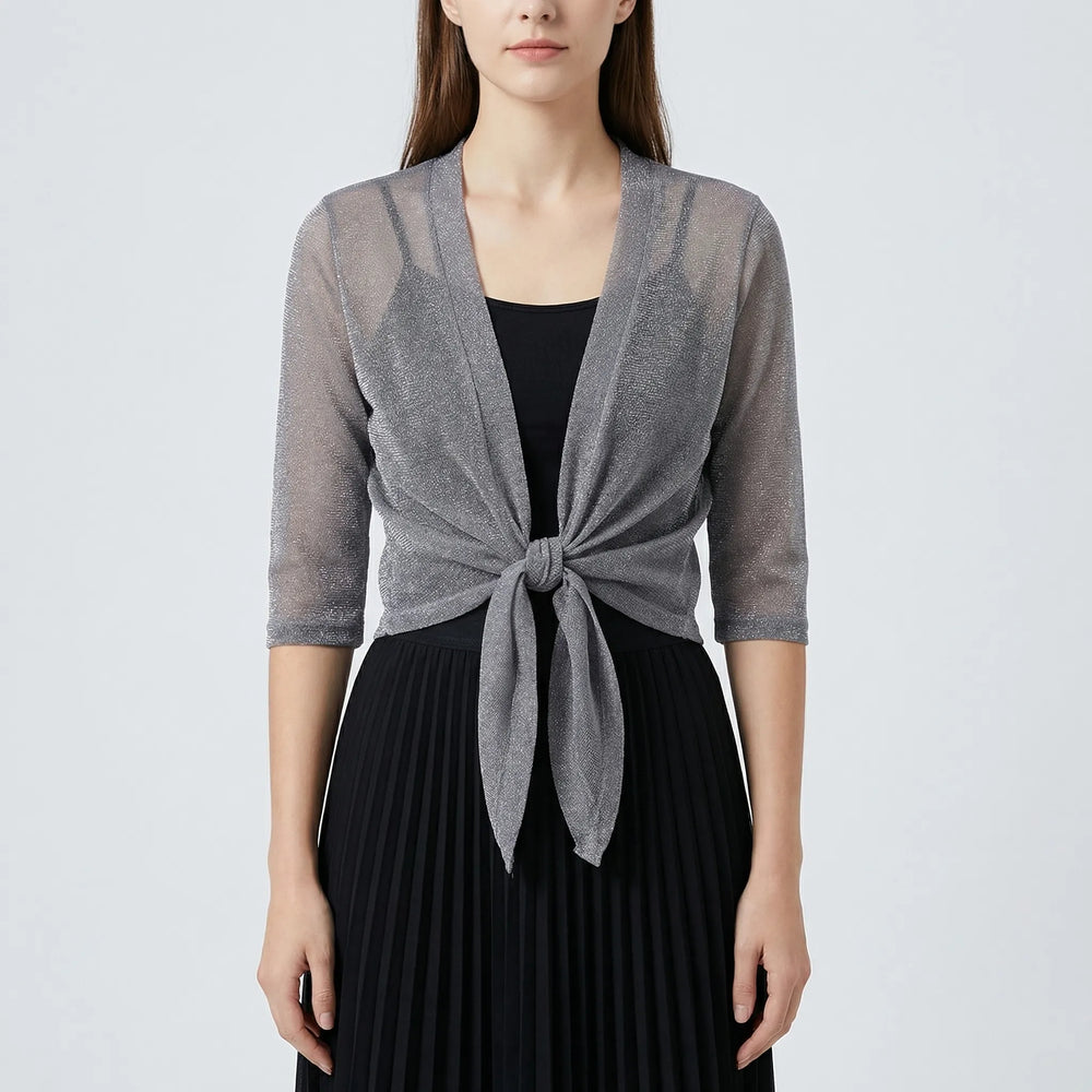 Lightweight Sparkly Shrug Cardigan – Kristi