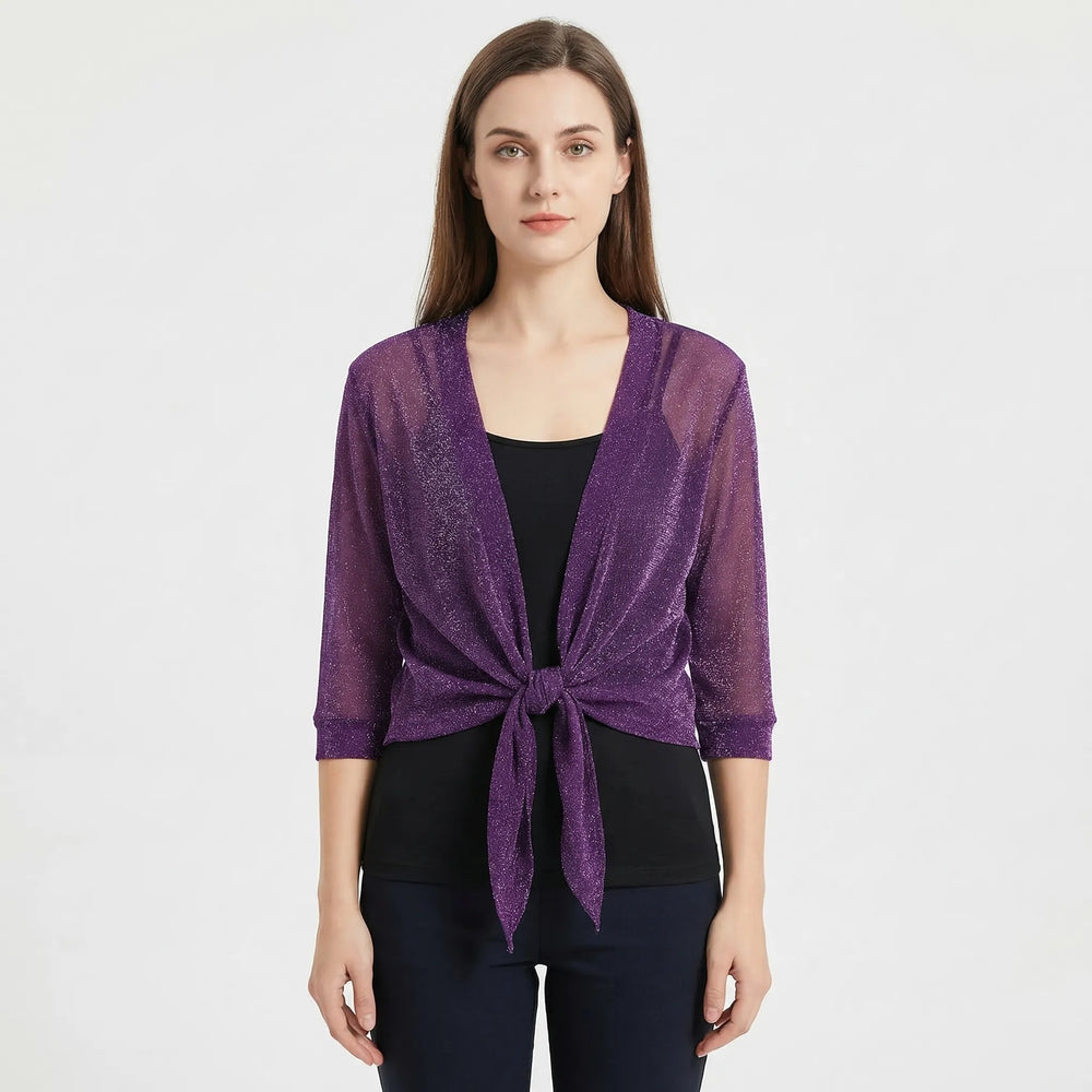 Lightweight Sparkly Shrug Cardigan – Kristi