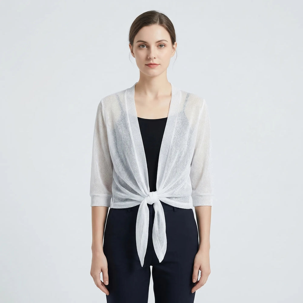 Lightweight Sparkly Shrug Cardigan – Kristi