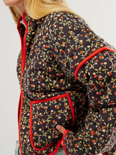 Lightweight Women's Jacket with Round Neckline - Johanna - 9