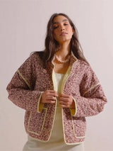 Lightweight Women's Jacket with Round Neckline - Johanna - 2
