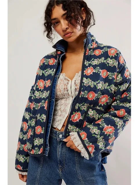 Lightweight Women's Jacket with Round Neckline - Johanna - 8