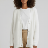 Relaxed – Fit Cardigan with Button Front – Jamila