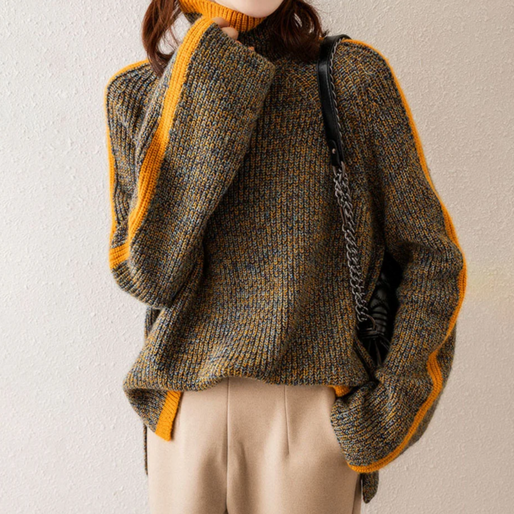 Women's Relaxed-Fit Turtleneck Sweater