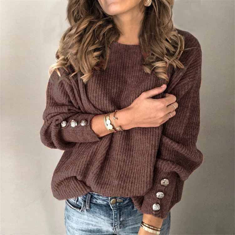 Women's Relaxed-Fit Knit Sweater