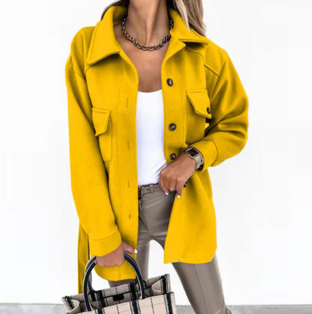 Relaxed Tailored-Waist Transitional Jacket - Frieda - 9