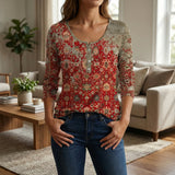 Relaxed Women's Boho-Style Sweater - Constance