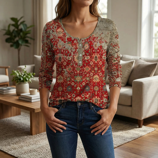 Women's Relaxed Boho-Style Sweater