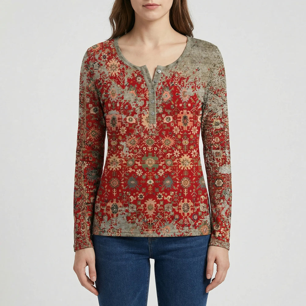 Relaxed Women's Boho-Style Sweater - Constance
