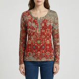 Relaxed Women's Boho-Style Sweater - Constance