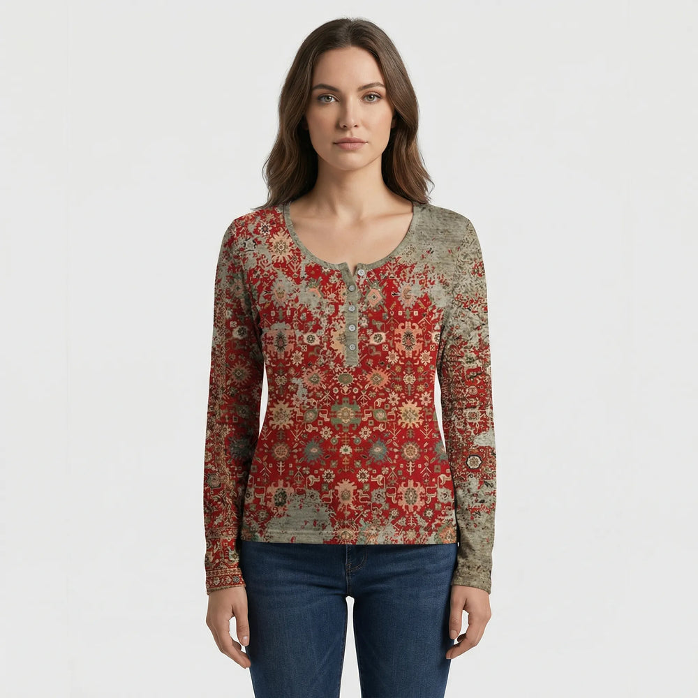 Relaxed Women's Boho-Style Sweater - Constance