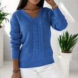 Relaxed-Fit Long-Sleeve Sweater - Carla