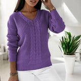 Relaxed-Fit Long-Sleeve Sweater - Carla