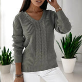Relaxed-Fit Long-Sleeve Sweater - Carla