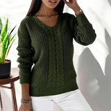 Relaxed-Fit Long-Sleeve Sweater - Carla