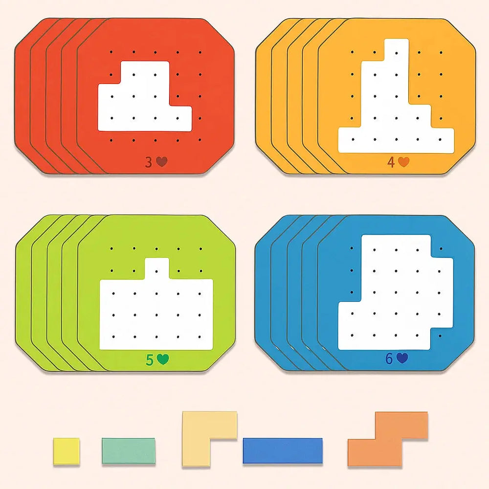 Enhanced Product Title: "Logik-Puzzlespiel für Kreativität, Fokus & Teamarbeit – Fördert gemeinsames Lernen und Problemlösungsfähigkeiten" 

This title includes relevant keywords while clearly conveying the product's benefits.