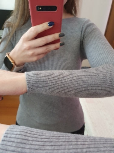 Women's Long-Sleeve Knit Top