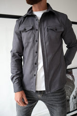 Long-Sleeve Overshirt With Chest Pockets - Fernando