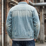 Loose Fit Zip-Up Denim Jacket - Dean