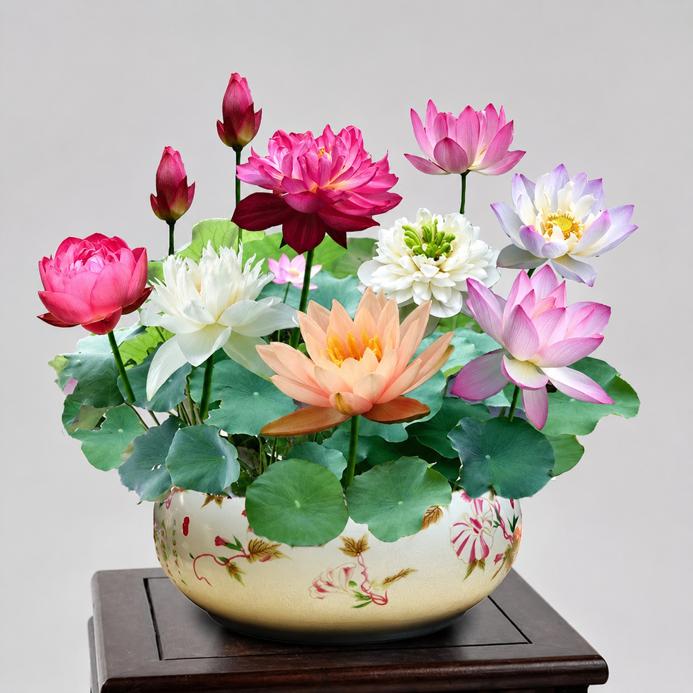 Lotus Seeds – Aquatic Flowering Plant, 10-Seed Pack for Ponds & Gardens
