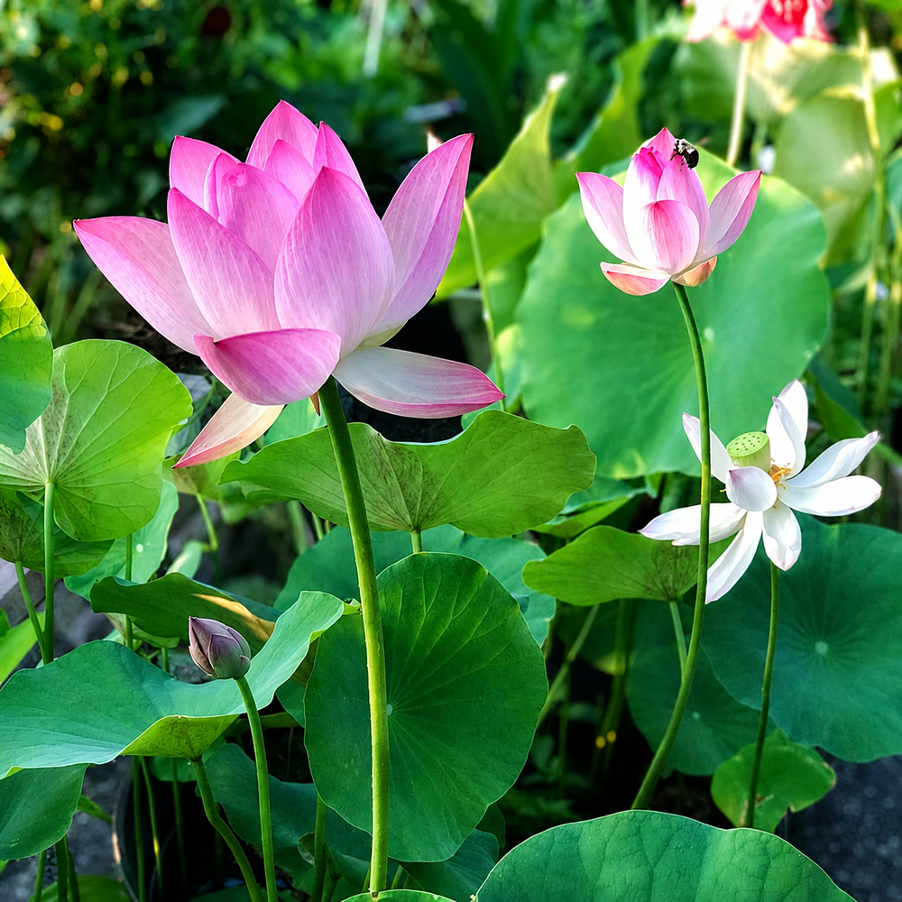 Lotus Seeds – Aquatic Flowering Plant, 10-Seed Pack for Ponds & Gardens