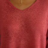 Sapphira – Airy V-Neck Top for Women