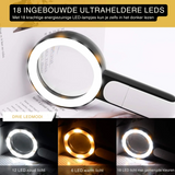 Optimized Product Title: "Beleuchtetes Handlupenglas mit 85 mm Linse und 18 LEDs – Ideal für Präzisionsarbeiten und Detailansicht" 

This title includes relevant keywords while also highlighting the product's key features and potential uses, making it mor
