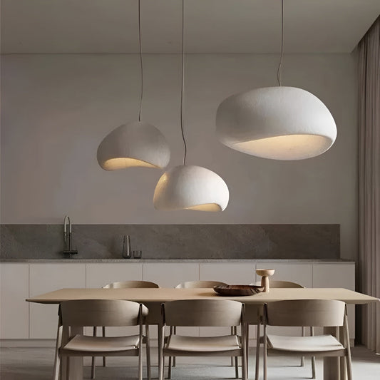 Modern LED Chandelier – Nordic Design, Handmade Quality & Wabi Sabi Style