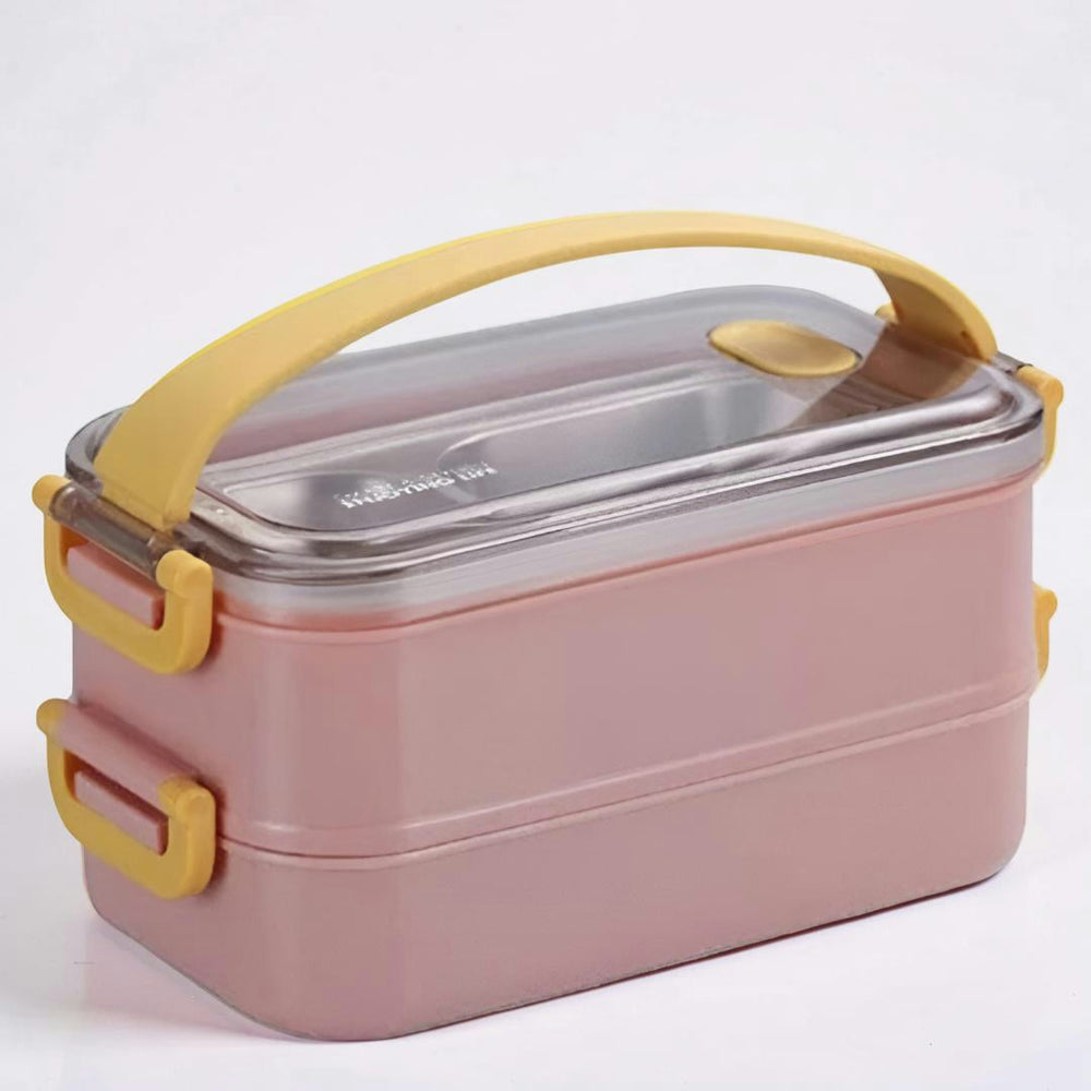 Insulated Stainless Steel Lunch Box – 4-Hour Thermal, Leak-Proof & 1-2 Compartments