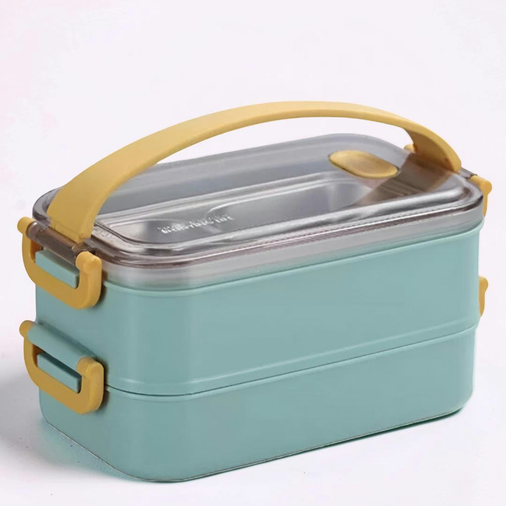 Insulated Stainless Steel Lunch Box – 4-Hour Thermal, Leak-Proof & 1-2 Compartments