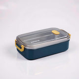 Insulated Stainless Steel Lunch Box – 4-Hour Thermal, Leak-Proof & 1-2 Compartments