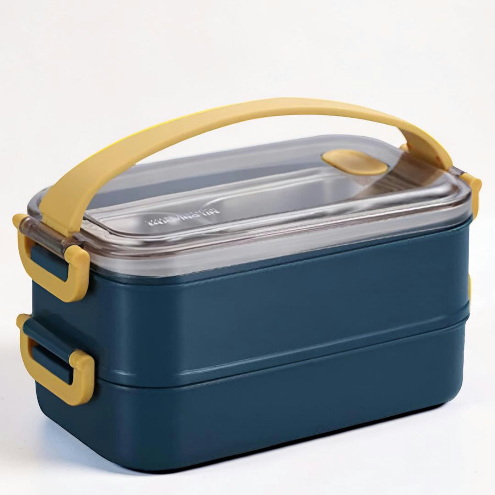 Insulated Stainless Steel Lunch Box – 4-Hour Thermal, Leak-Proof & 1-2 Compartments