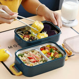 Insulated Stainless Steel Lunch Box – 4-Hour Thermal, Leak-Proof & 1-2 Compartments