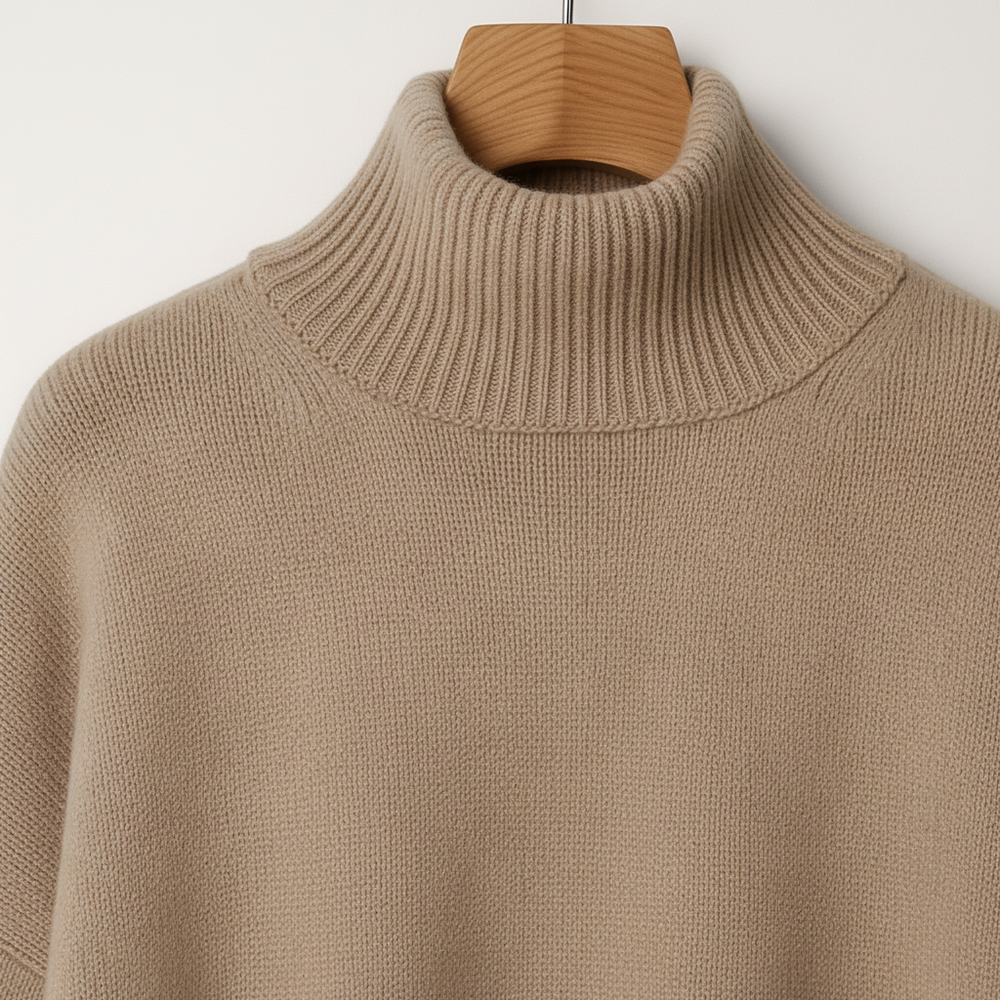 Luxurious women's turtleneck sweater - Alina