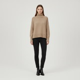 Luxurious women's turtleneck sweater - Alina