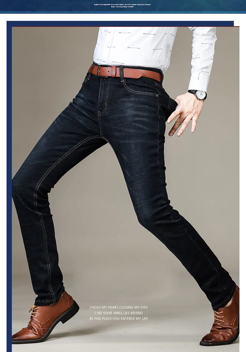 Decotic – Straight Cut Casual Stretch Jeans