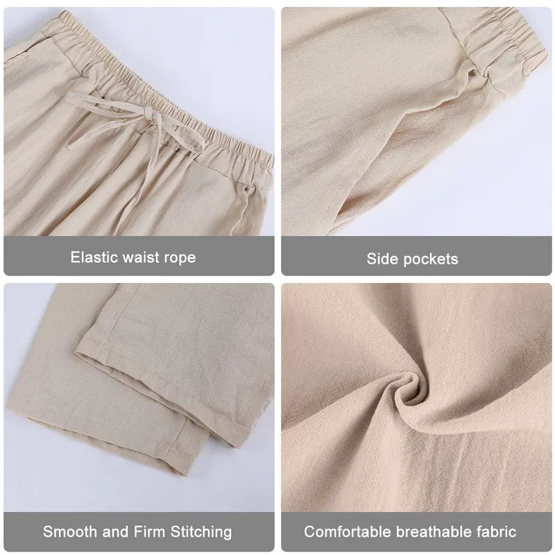 Linen pants - lifestyle photo