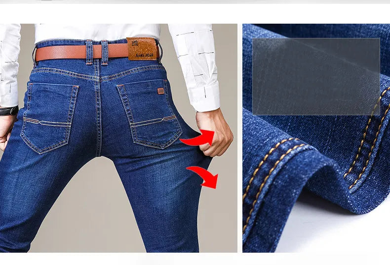 Decotic – Straight Cut Casual Stretch Jeans