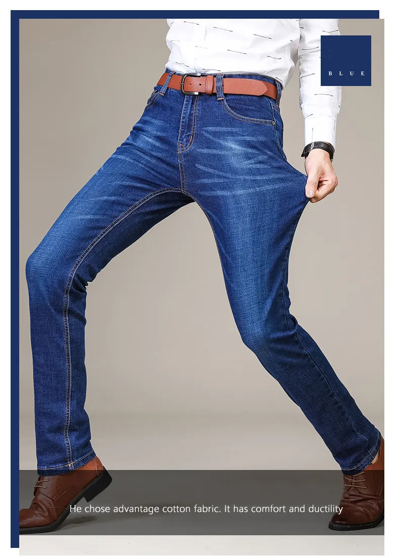 Decotic – Straight Cut Casual Stretch Jeans