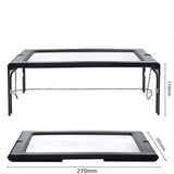 Folding Desk Magnifier – 3x Magnification, 4 LED Lights & Hands-Free Reading