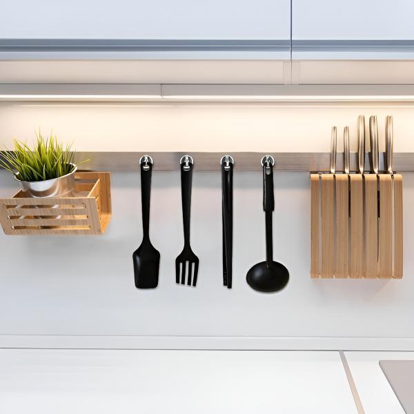 Heavy-Duty Magnetic Hooks – 10 kg Capacity, Silver Metal & 10-Pack Set
