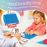 Math Learning Toy Interactive Flashcard Silicone Board Set