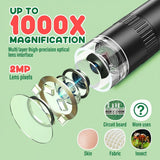 Digital Microscope Portable HD Screen Science Learning Camera