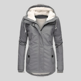 Maggie Long Thick Hooded Winter Coat with Faux Fur Lining