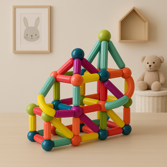 Magnetic Building Blocks Set – Educational, STEM & Creative Learning