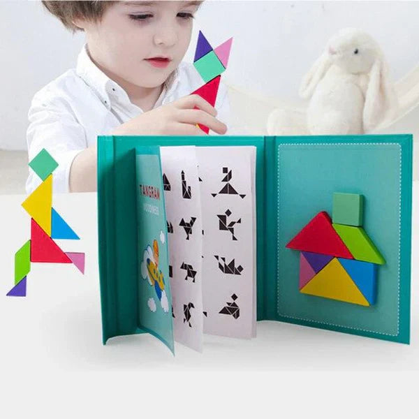 Optimized Product Title: "Magnetisches Holz-Tangram-Puzzle für Kinder - Kreatives Lernspielzeug zur Förderung der Feinmotorik und Problemlösungsfähigkeiten" 

This title includes relevant keywords while highlighting the product's benefits and features, ma