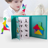 Optimized Product Title: "Magnetisches Holz-Tangram-Puzzle für Kinder - Kreatives Lernspielzeug zur Förderung der Feinmotorik und Problemlösungsfähigkeiten" 

This title includes relevant keywords while highlighting the product's benefits and features, ma