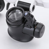 Magnifying Glass Headset LED Light Adjustable Headband Lens