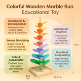 Marble Run Wooden Colorful Educational Toy Kids